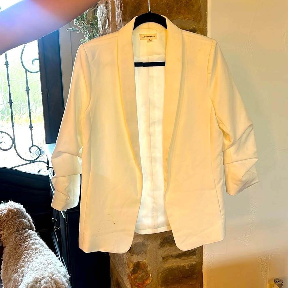 White women’s blazer